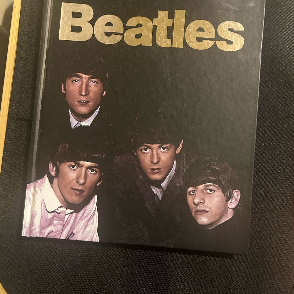 Beatles Black and Gold Hardcover Book